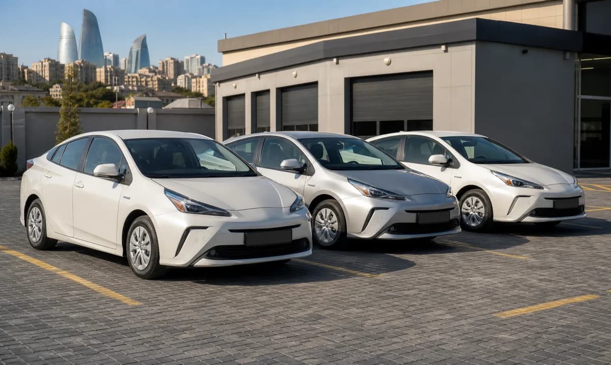Gəncə Mobil Park avtomobil parkı banneri